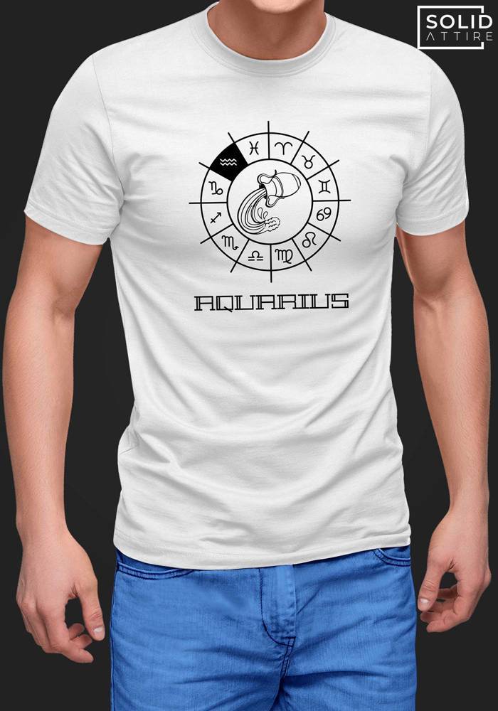 Aquarious Zodiac Sign T-Shirt