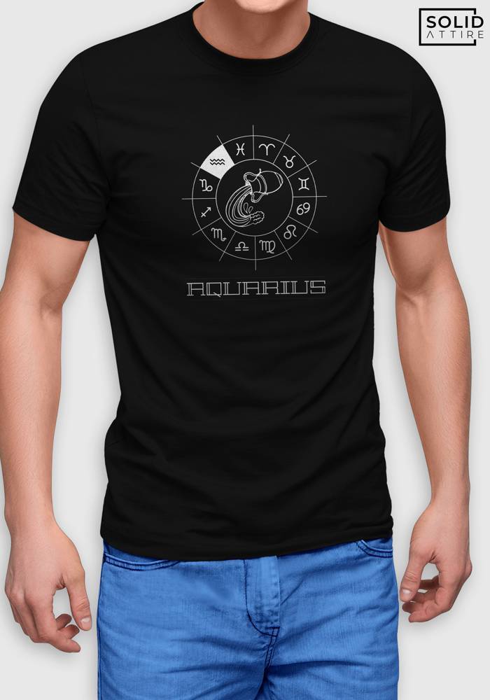 Aquarious Zodiac Sign T-Shirt