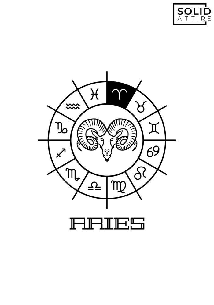 Aries Zodiac Sign T-Shirt