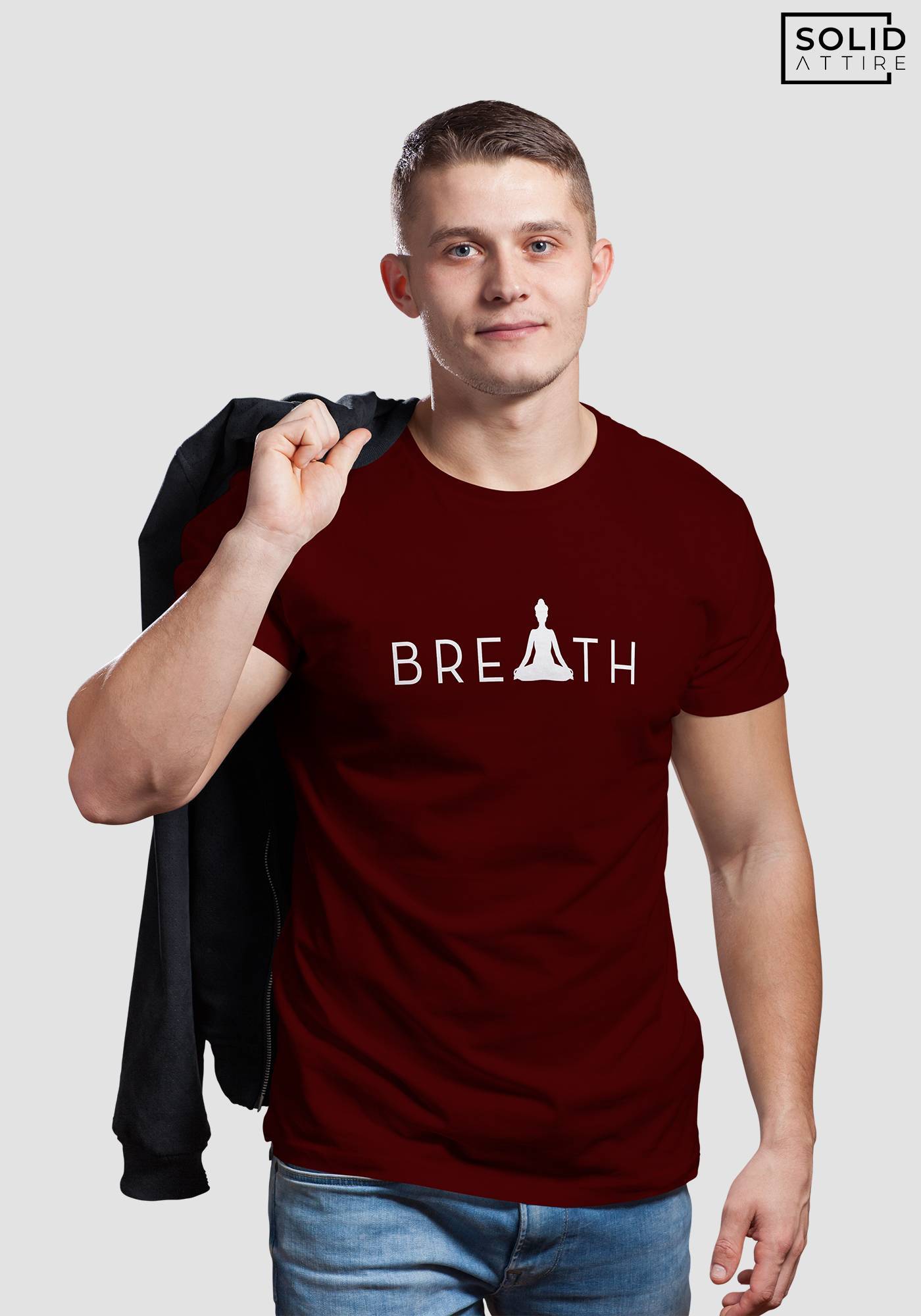 Maroon Breath T-Shirt