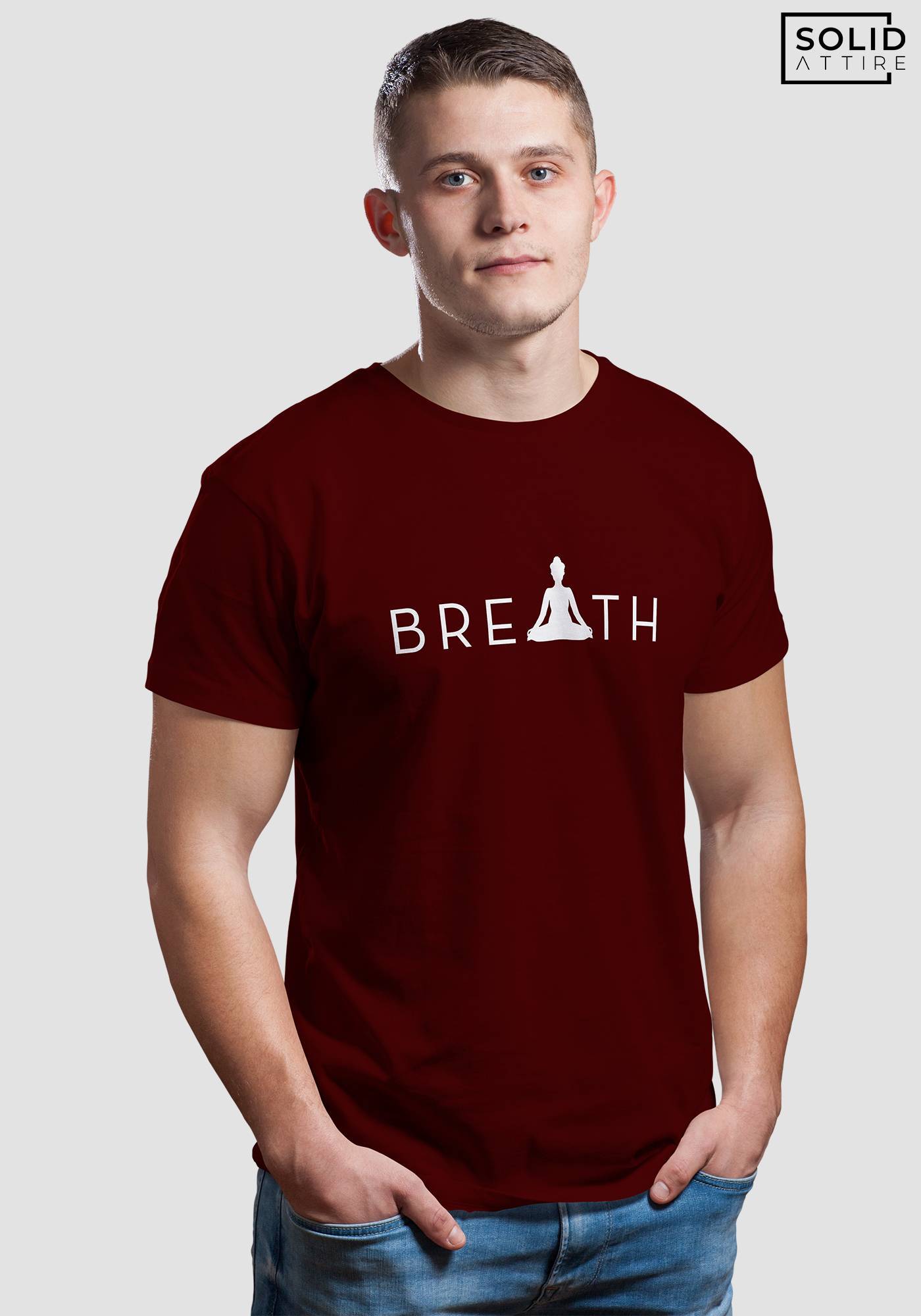 Maroon Breath T-Shirt