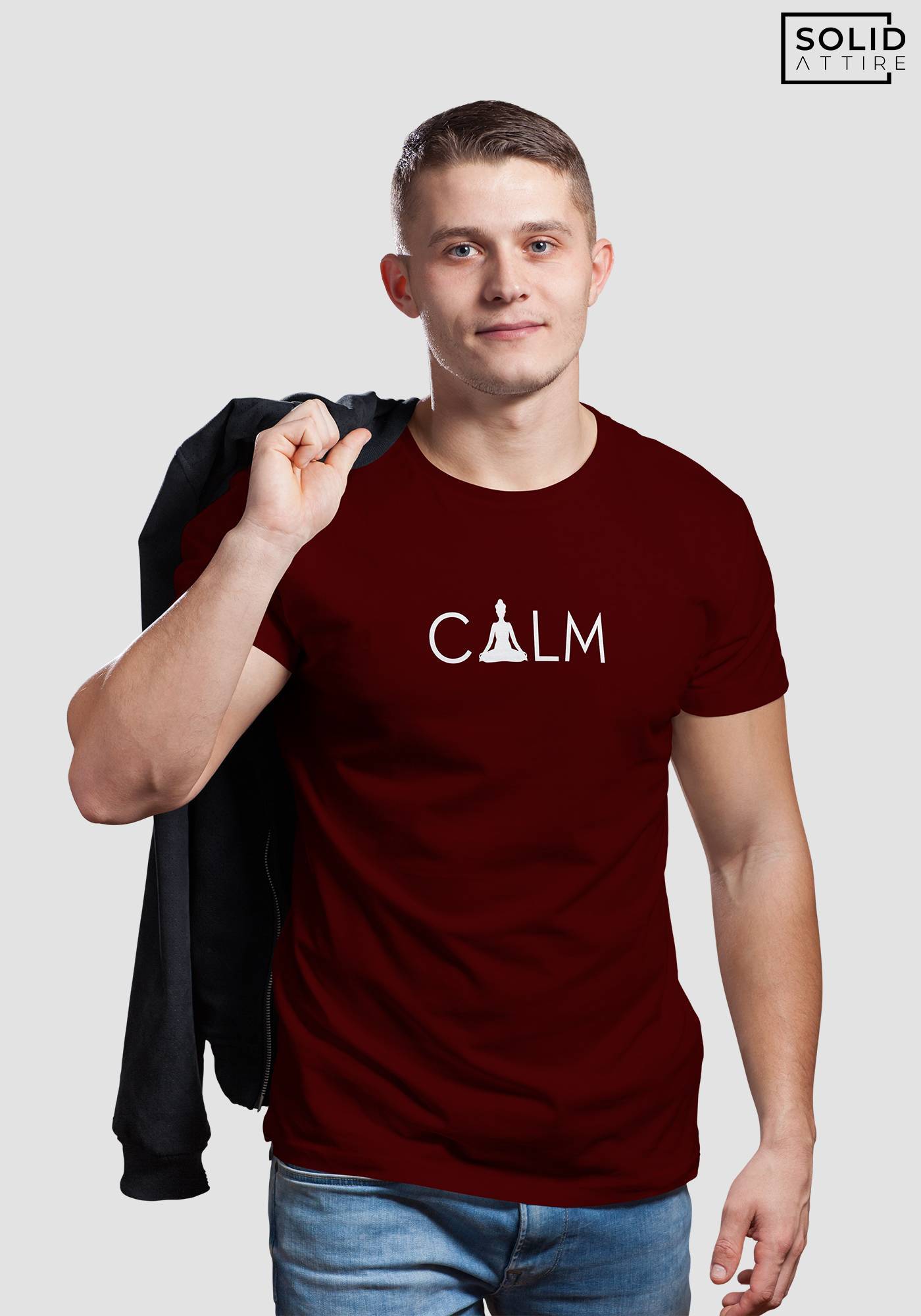 Maroon Calm T-Shirt