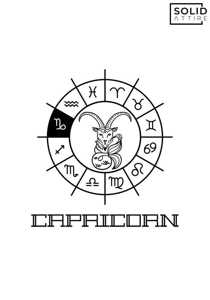 Capricon Zodiac Sign T-Shirt