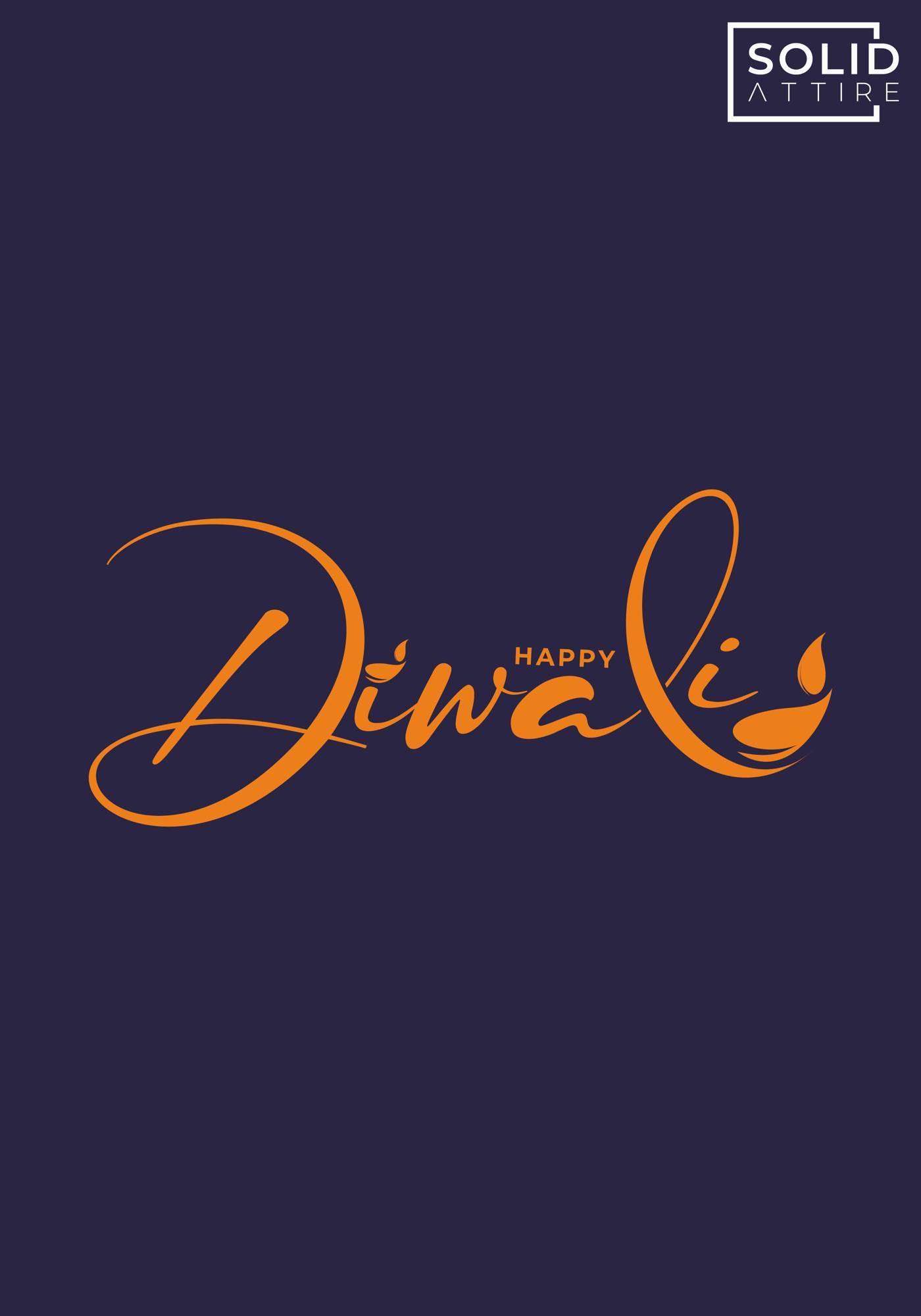 Navy Blue Happy Diwali T-Shirt