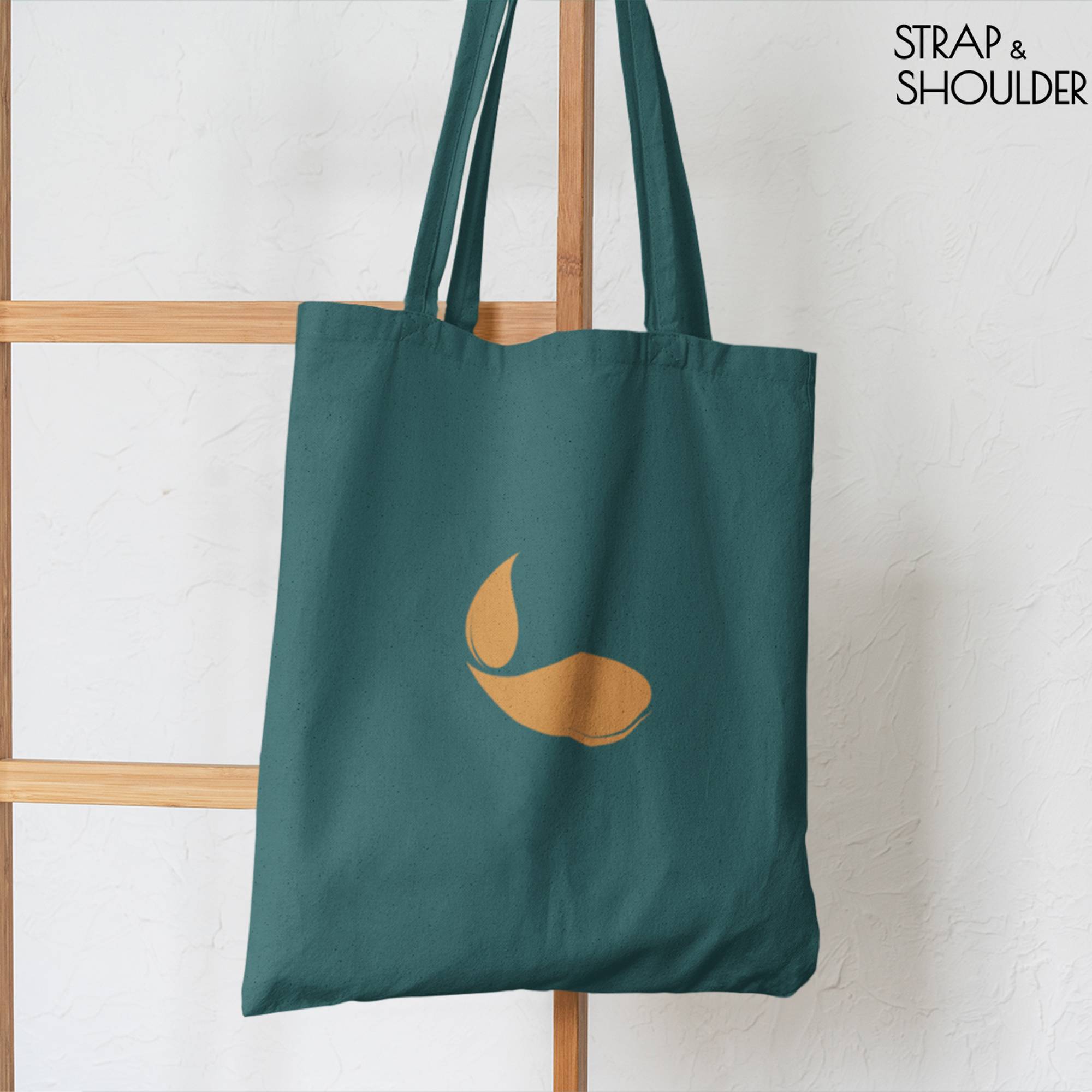 Diya Canvas Hooker's Green Tote Bag