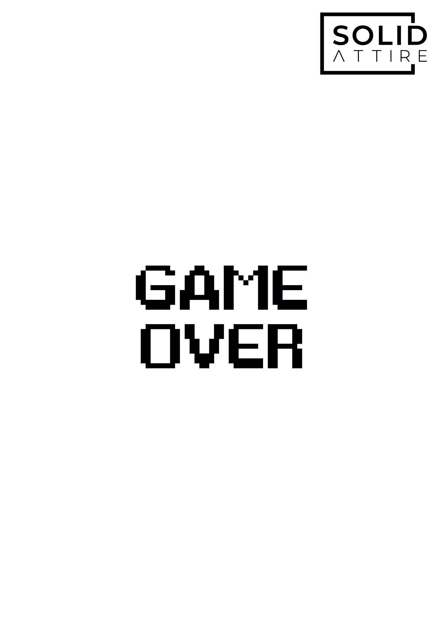 Game Over White T-Shirt