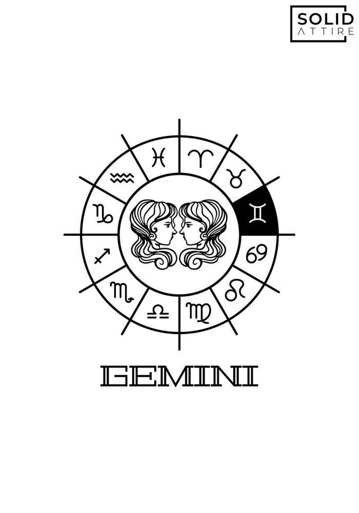 Gemini Zodiac Sign T-Shirt