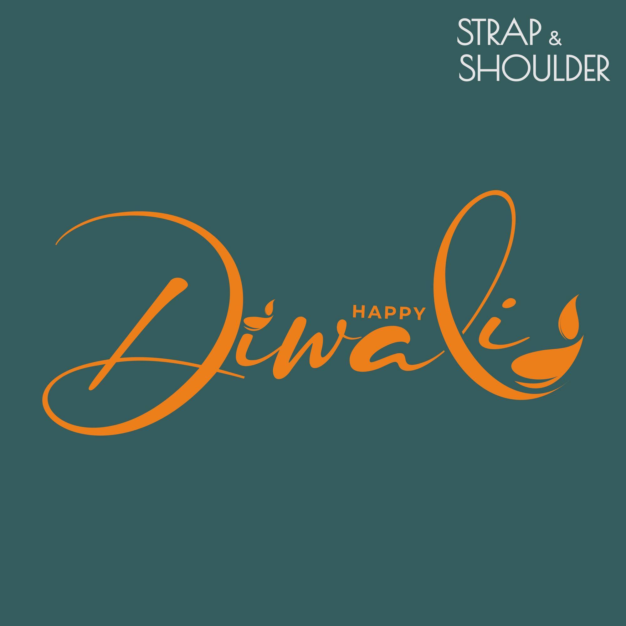 Happy Diwali Canvas Hooker's Green Tote Bag