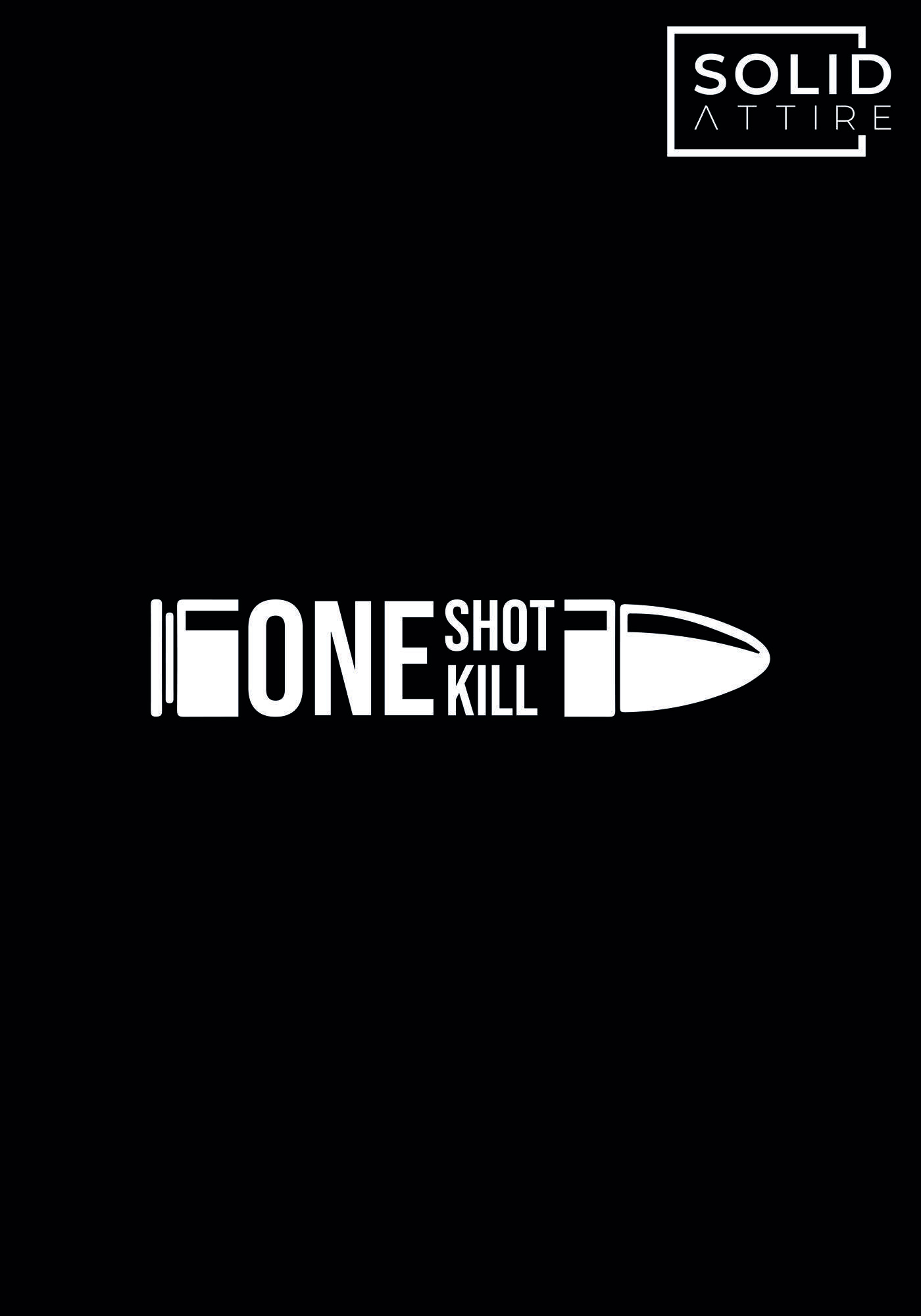 One Shot One Kill Black T-Shirt