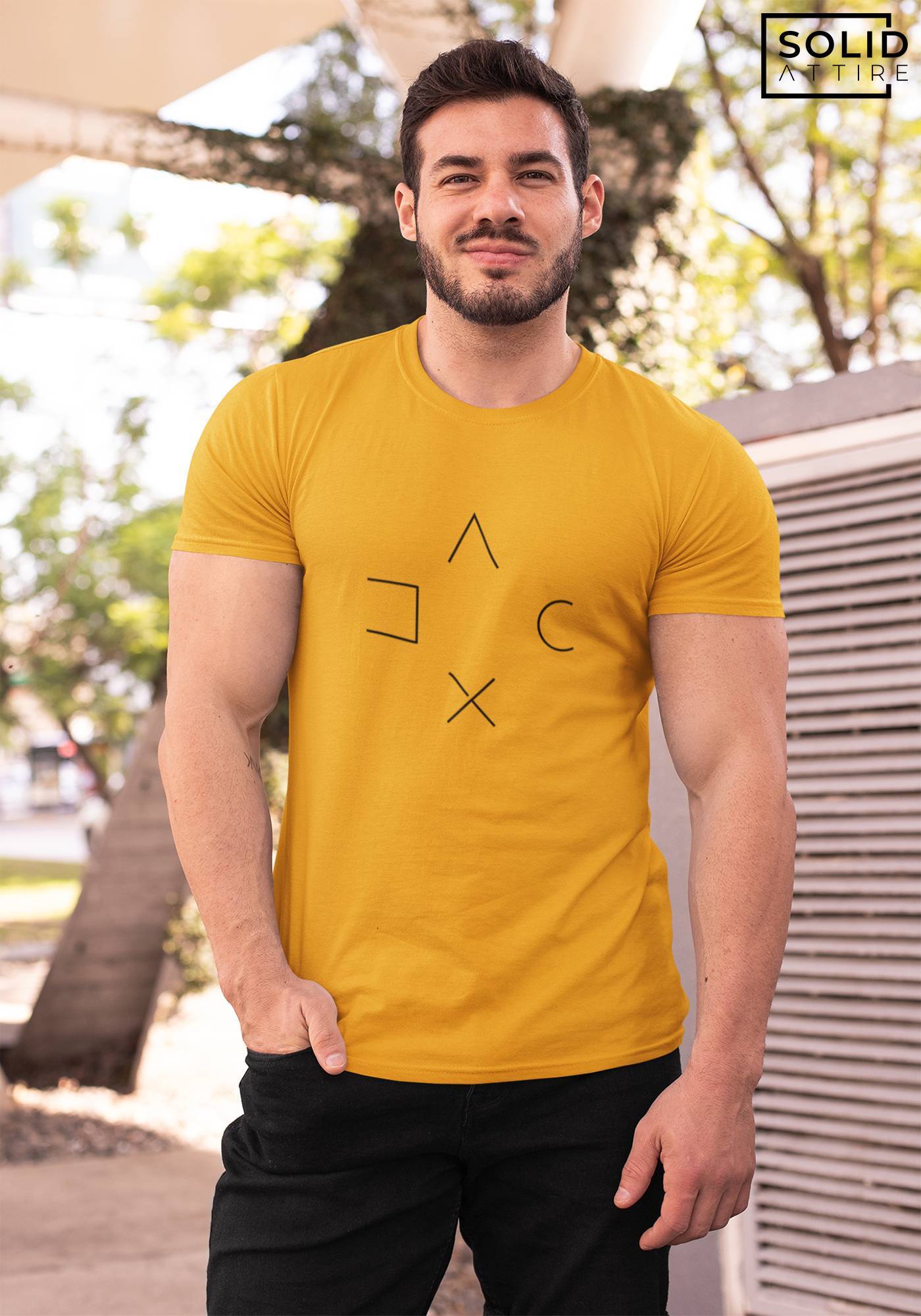 Game Controller Mustard T-Shirt