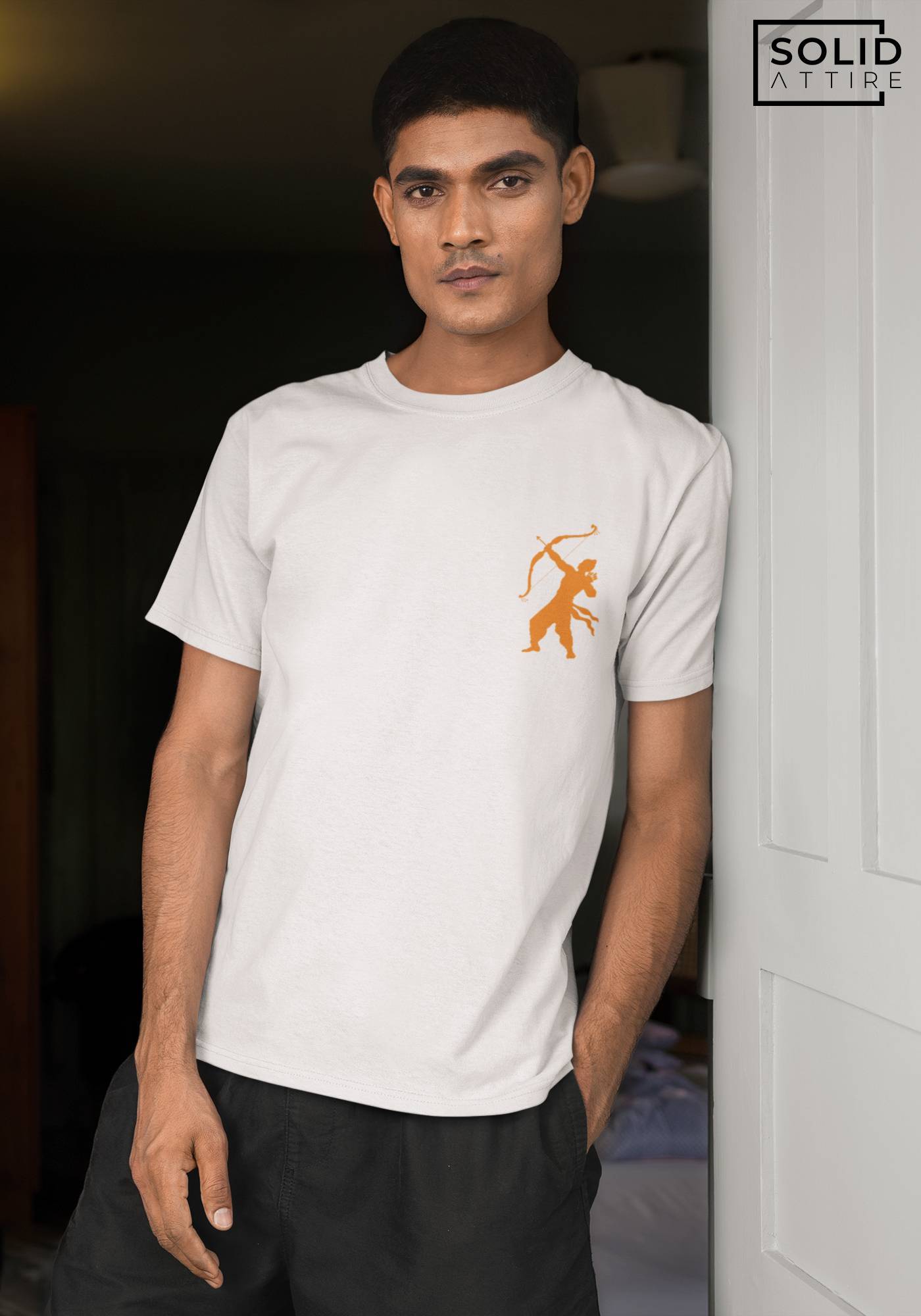 White Ram Statue T-Shirt