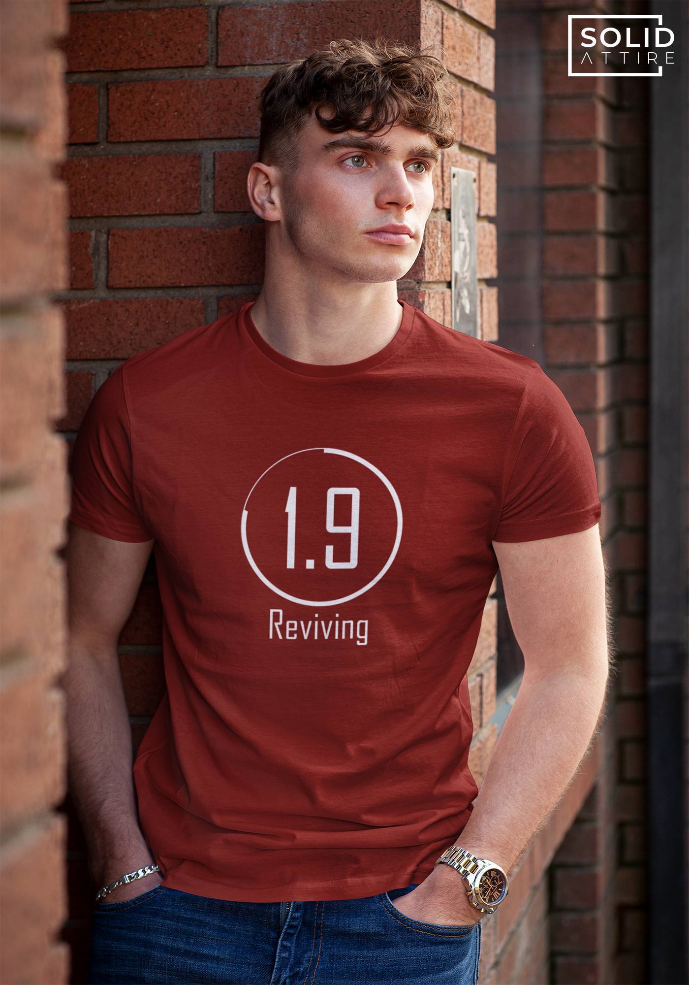 Reviving Maroon T-Shirt