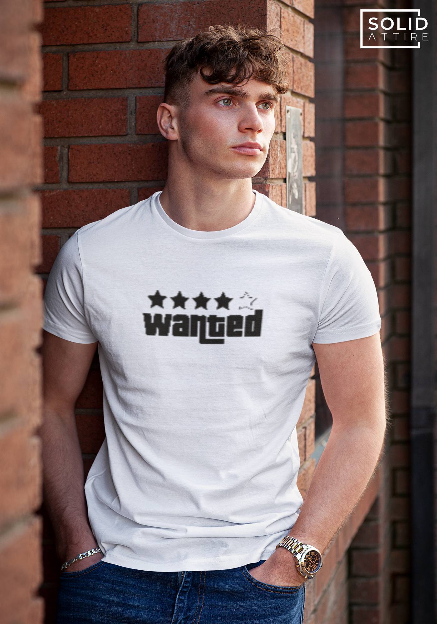 Wanted White T-Shirt