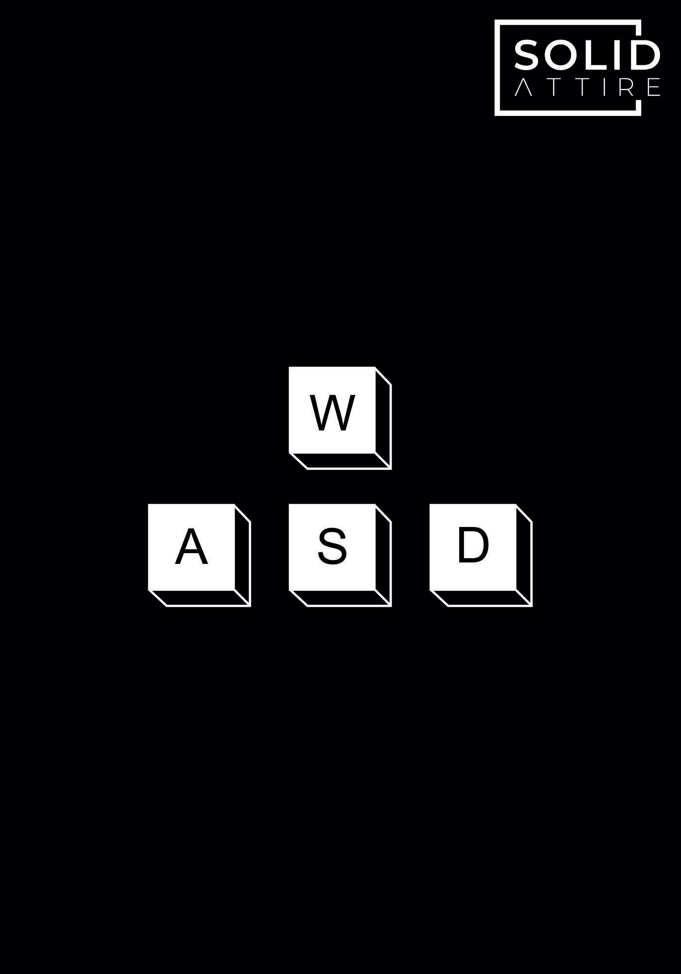 WASD Black T-Shirt