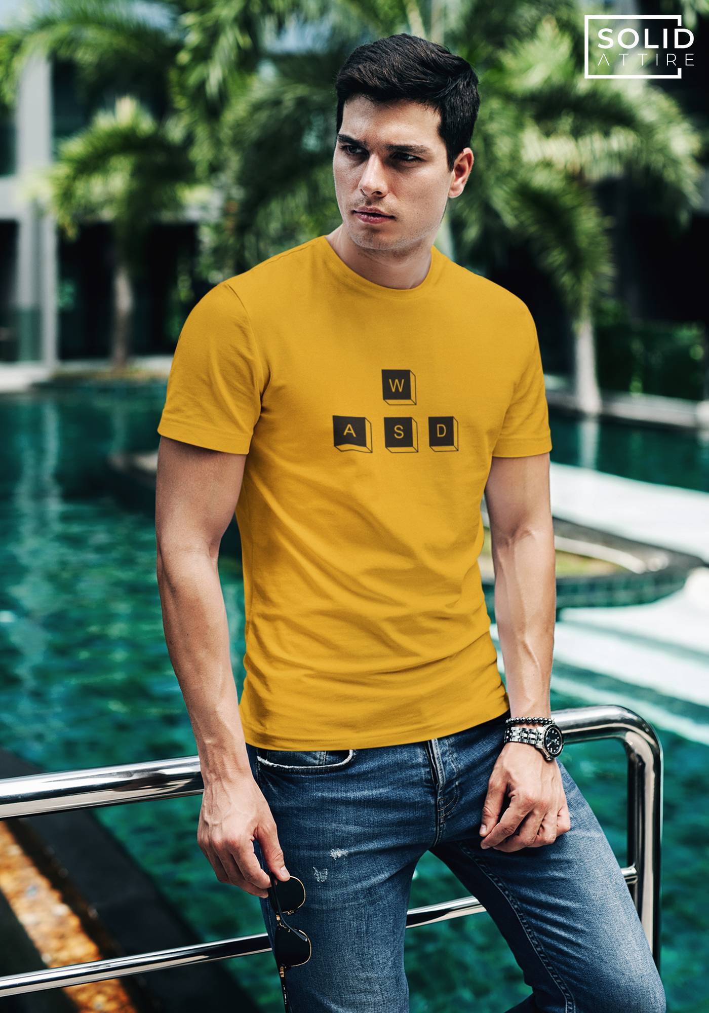 WASD Mustard T-Shirt