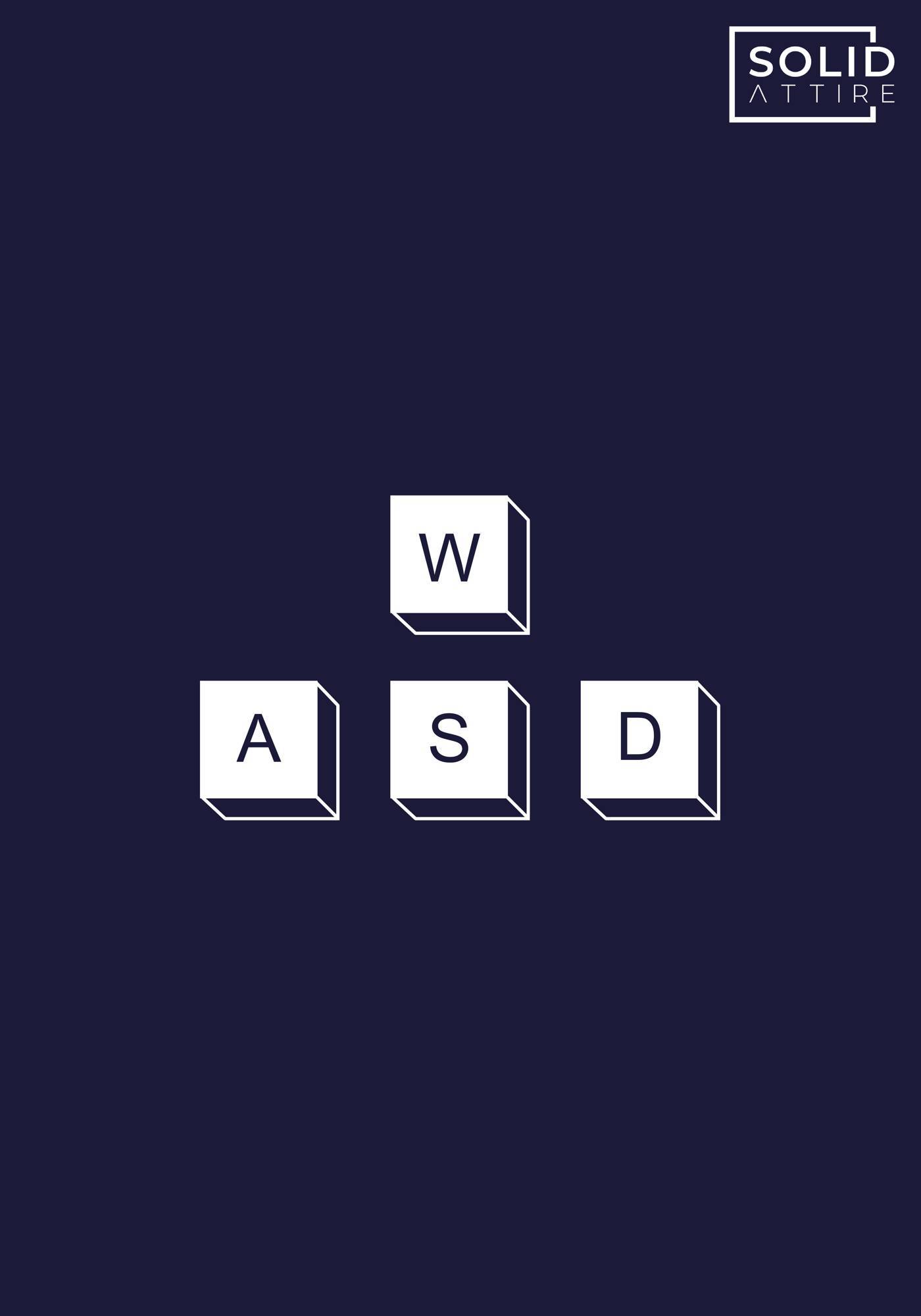 WASD Navy Blue T-Shirt