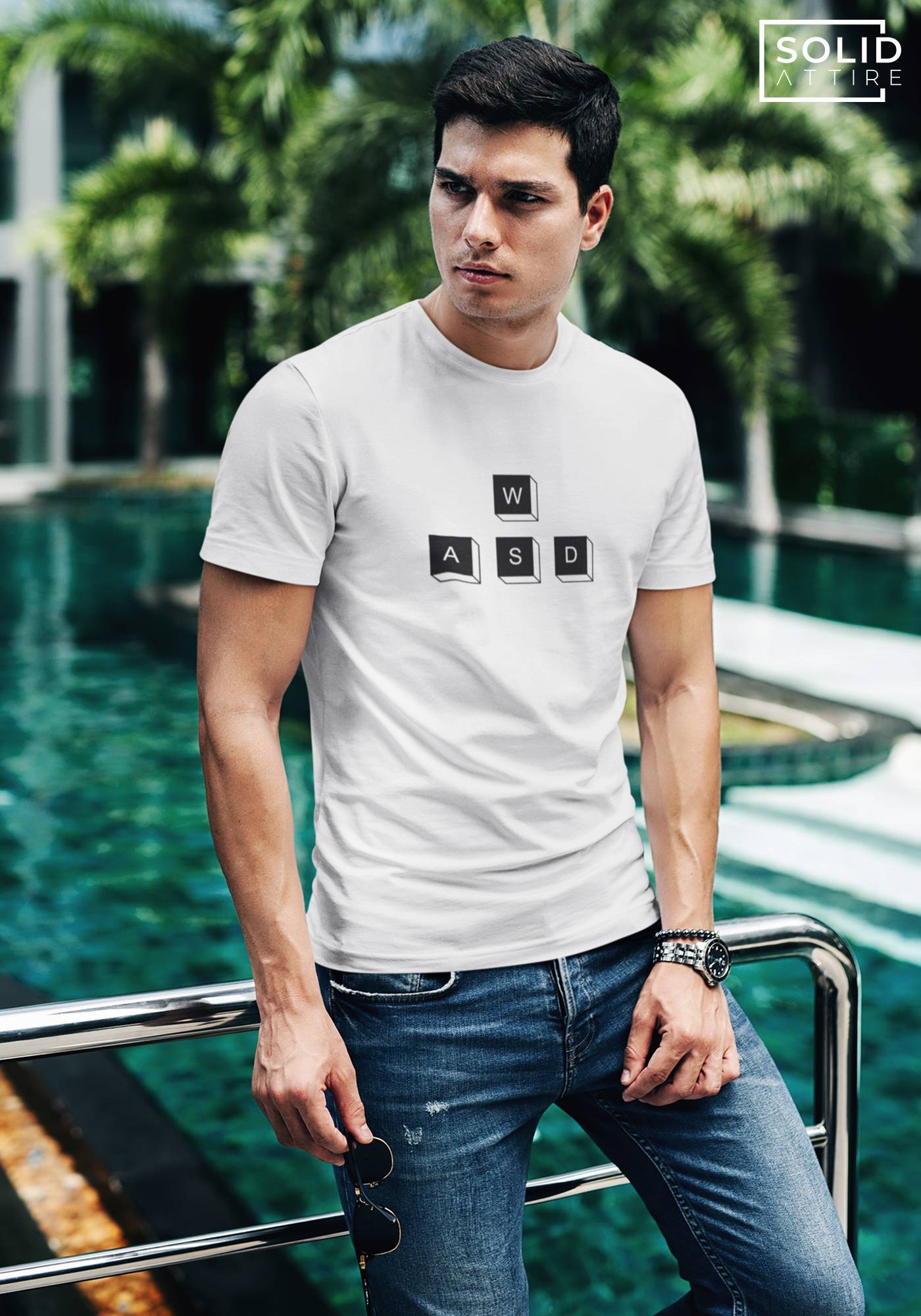 WASD White T-Shirt