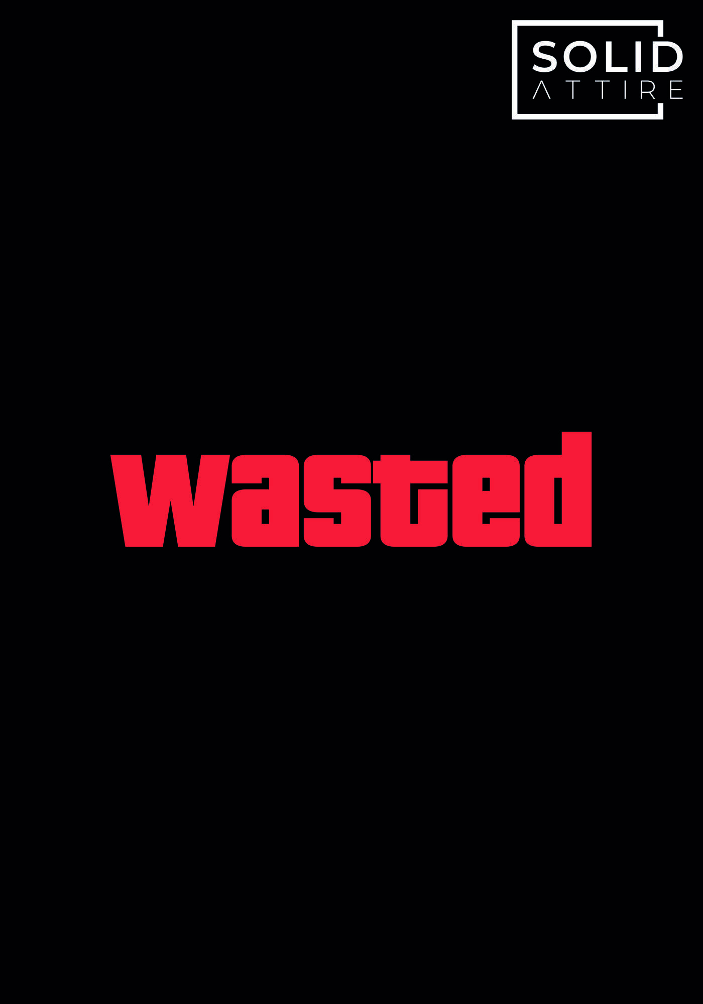 Wasted Black T-Shirt