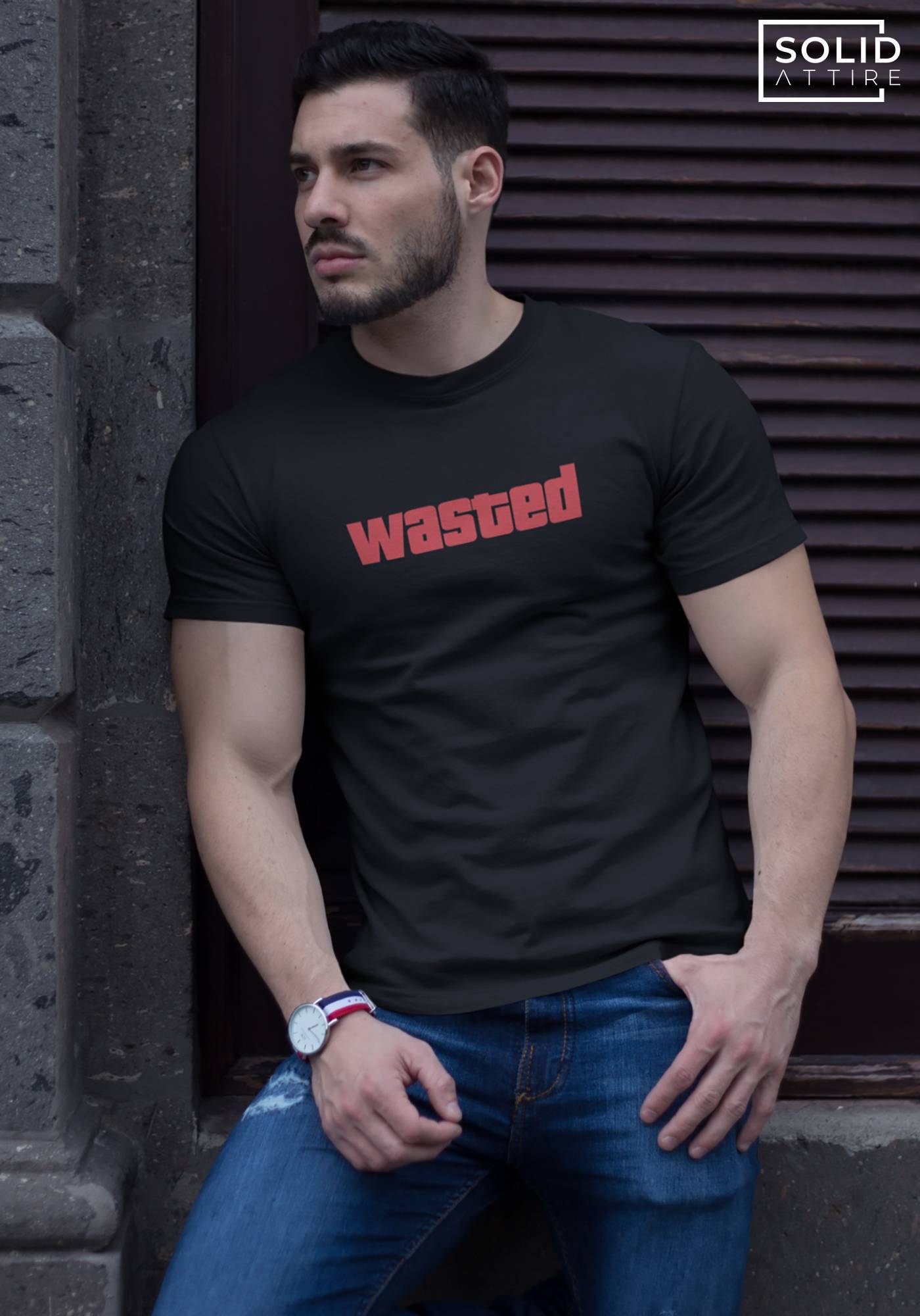 Wasted Black T-Shirt